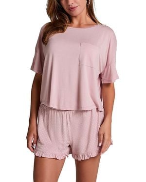 Hunkemöller Jersey Pajama Set - Pink