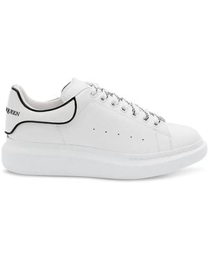 McQueen Oversized Lace-Up Trainers - White
