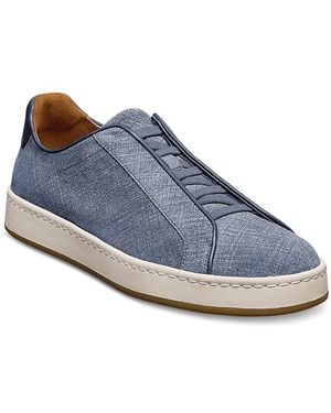 Allen Edmonds Banks Court Slip On Stretch Lace Sneakers - Blue