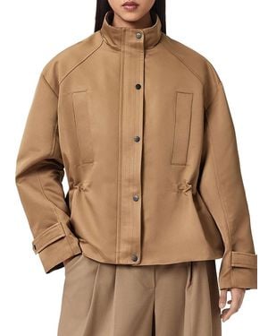 AllSaints Luellah Oversized Jacket - Brown
