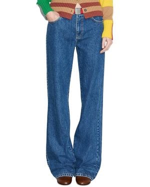 MAX&Co. Legume Mid Rise Straight Jeans - Blue