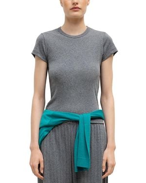 Leset Nando Cotton Slim Fit Tee - Blue