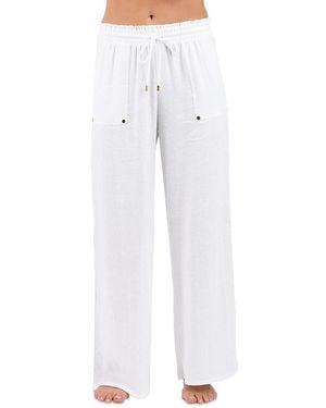 La Blanca Delphine Beach Cover Up Pants - White