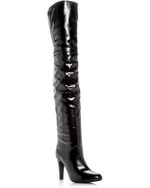 Jeffrey Campbell Overlook Over The Knee Boots - Black