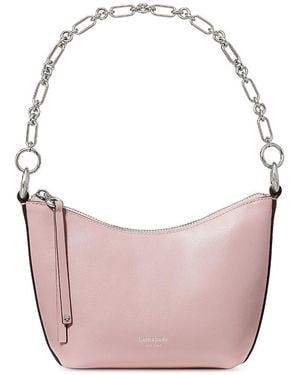Kate Spade Halo Mini Chain Leather Shoulder Bag - Pink