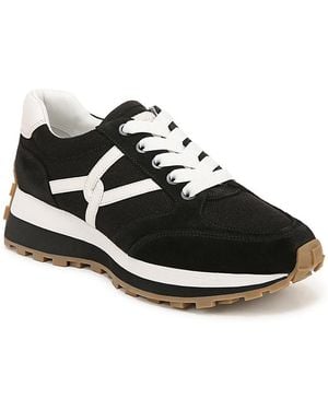 Veronica Beard Valentina Low Top Sneakers - Black