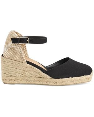 Castañer Carol Espadrille Wedge Pumps - Natural