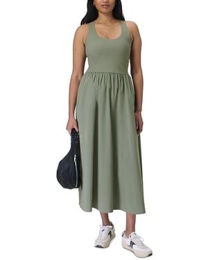 Sweaty Betty Explorer Ribbed Midi Dress in Gray | Lyst Sweaty Betty Explorer Ribbed Midi Dress in Gray | Lyst