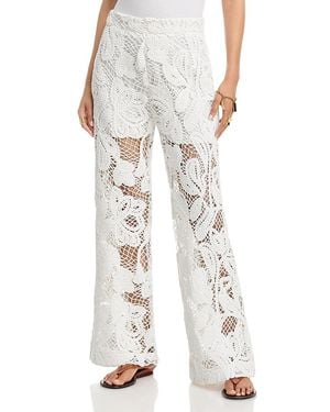 Line & Dot La Dolce Lace Pants - White