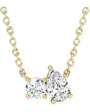 Vrai Toi Et Moi Necklace - Metallic