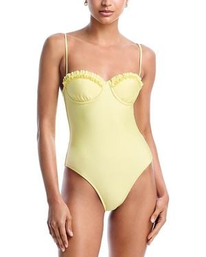 Solid & Striped Carmen One Piece Swimsuit - Green