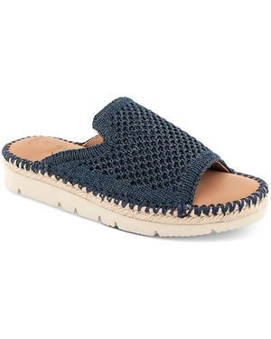 Gentle Souls Leilani Knit Sandals - Blue