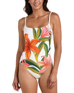 La Blanca Jungle Blossoms Lingerie Mio One Piece Swimsuit - Multicolour
