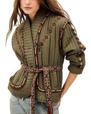Ba&sh Cocoon Jacket - Green