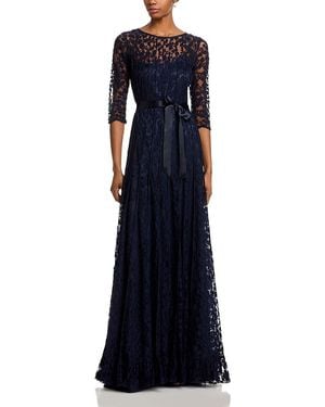 Teri Jon Lace Gown - Blue