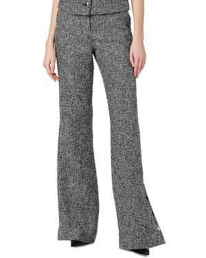 Toccin Gracie Button Detail Pants - Gray
