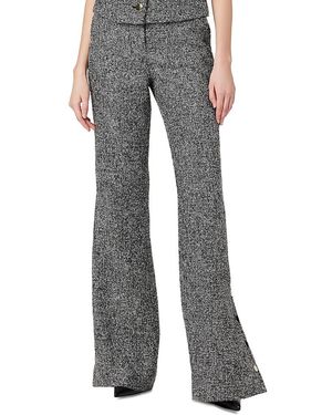 Toccin Gracie Button Detail Pants - Gray