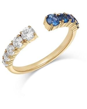 Bloomingdale's Fine Collection Diamond & Gemstone Open Ring - White