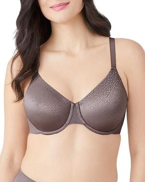 Wacoal Back Appeal Jacquard Underwire Bra - Gray