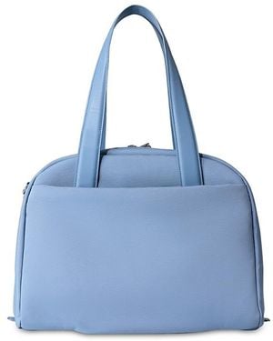BEIS The Leather Trim Duffle - Blue