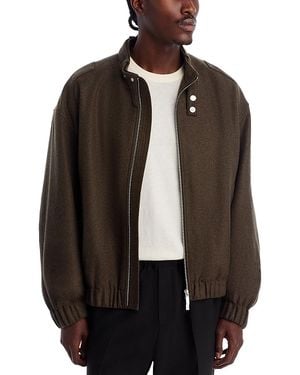 Helmut Lang Belt Collar Bomber Jacket - Brown