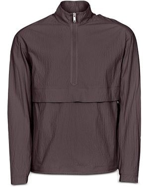 On Shoes Courtside Half Zip Eaze Jacket - Brown
