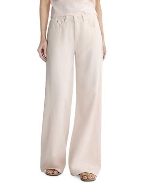 DL1961 Alex Aura Baggy Wide Leg Low Rise Jeans - Pink