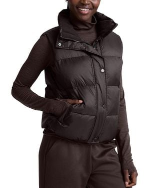 Beyond Yoga Big Cozy Puffer Vest - Black