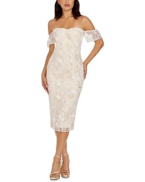 Dress the Population Tara Dress - White