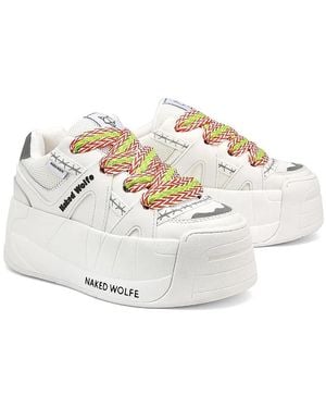 Naked Wolfe Slider Sneakers - White