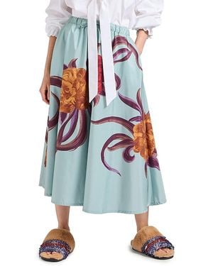 La DoubleJ Drawstring Skirt - Blue