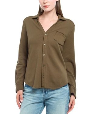Wilt Clothing Button Front Sweatshirt - Green