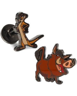 Cufflinks Inc. Timon & Pumbaa Hakuna Matata Cufflinks - Brown