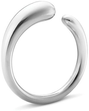Georg Jensen Sterling Mercy Ring - Metallic