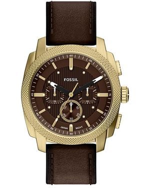 Fossil Machine Chronograph, 44Mm - Brown