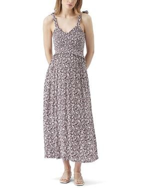 Ripe Maternity Dana Shirred Dress - Purple