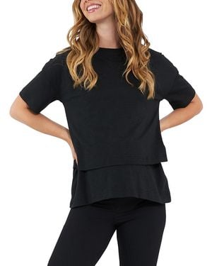 Ripe Maternity Claud Nursing Tee - Black