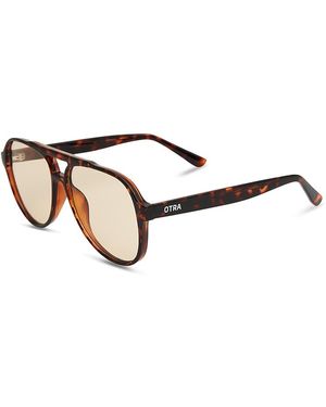 Otra Stevie Aviator Sunglasses, 58Mm - Multicolor