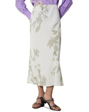 MAX&Co. Midi Skirt - White