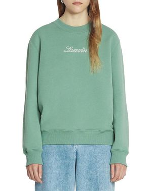 Lanvin Embroidered Sweatshirt - Green