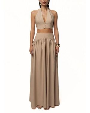 JLUXLABEL Haven Skirt Set - Natural
