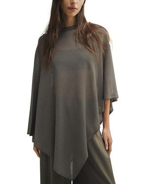 Marella Mlmveloce Cape Sweater - Gray