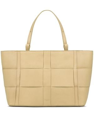 DeMellier The Florence Woven Leather Tote Bag - Natural