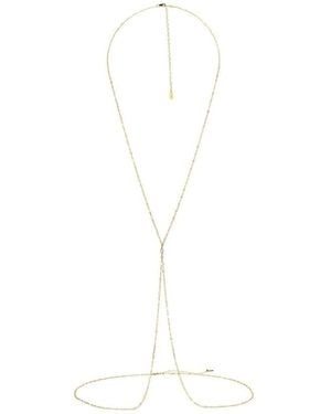 SET & STONES Ezra Marquise Body Chain - White