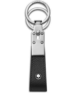 Montblanc Sartorial Leather Key Fob - White