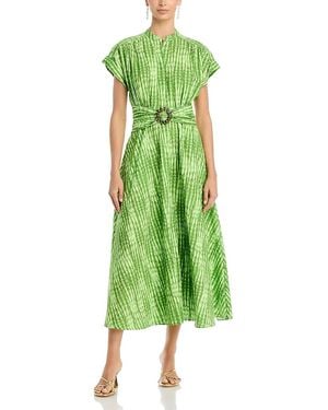 Saloni Neesha Textured Dress - Green