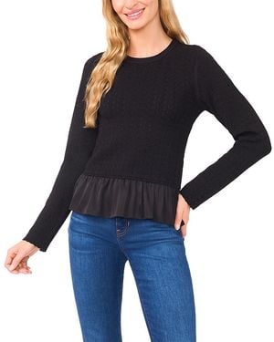 Ted Baker Irene Long Sleeve Crewneck Top - Blue