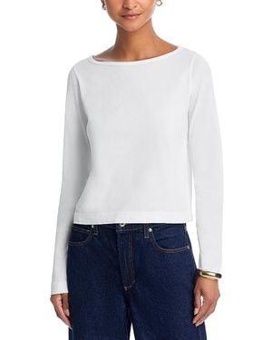 PERFECTWHITETEE Parker Long Sleeve Tee - White