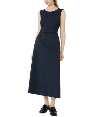 Weekend by Maxmara Wkdgentile Ruched Waist Dress - Blue