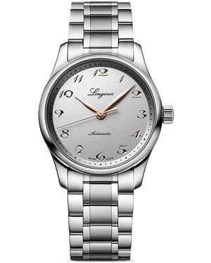 Longines Master Watch, 34Mm - Gray